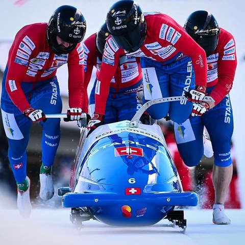 Foto 2 Team Follador_Vierer am Weltcup St. Moritz 2025.jpg. Vergrösserte Ansicht