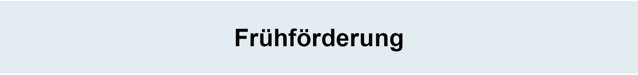 Frühförderung
